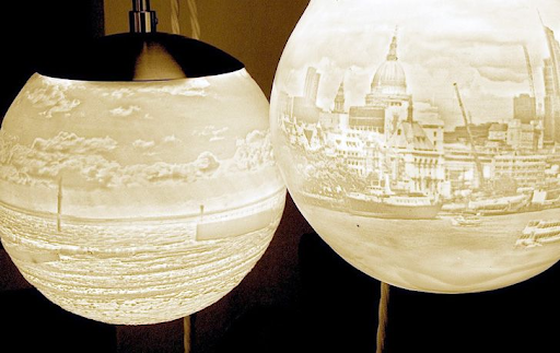 3D printed Lithophanes lamps